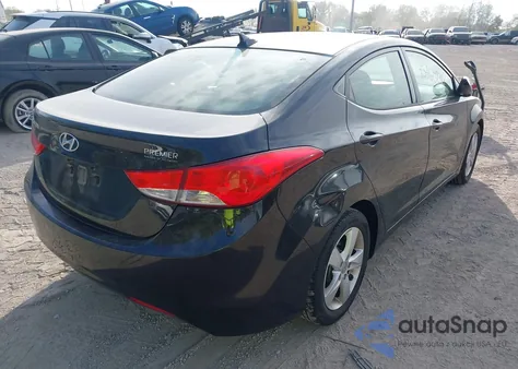 2013 Hyundai Elantra Gls from USA, damaged, VIN 5NPDH4AEXDH312007